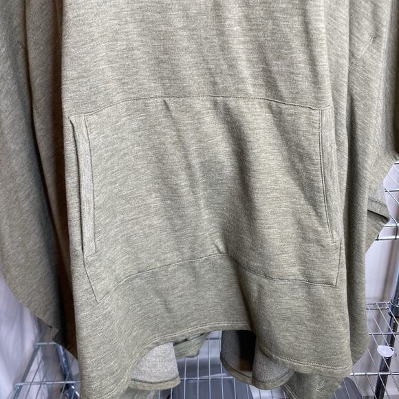 Cuddl Duds Women's Green Comfortwear Hooded Poncho Size L/XL Cozy Soft Lounging - Picture 8 of 10